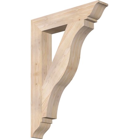 Ekena Millwork Funston Traditional Smooth Bracket, Douglas Fir, 5 1/2"W x 32"D x 44"H BKT06X32X44FST01SDF